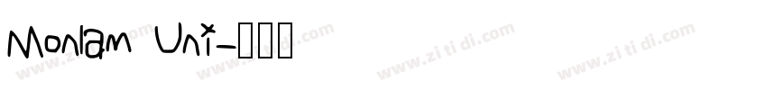 Monlam Uni字体转换